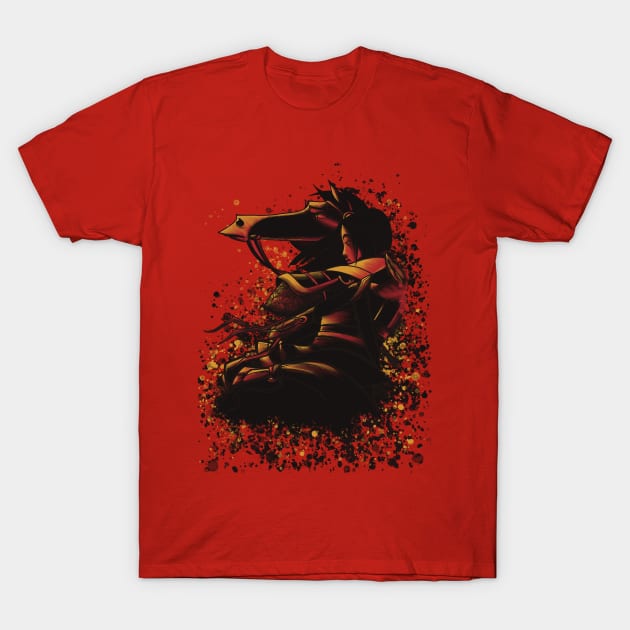 Warrior Rider T-Shirt by fantasmicthreads